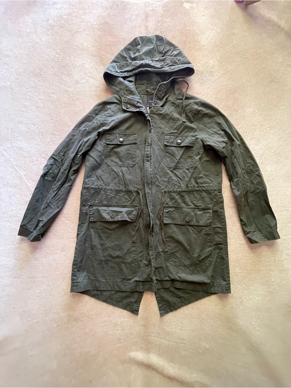 Green Zip Up Jacket